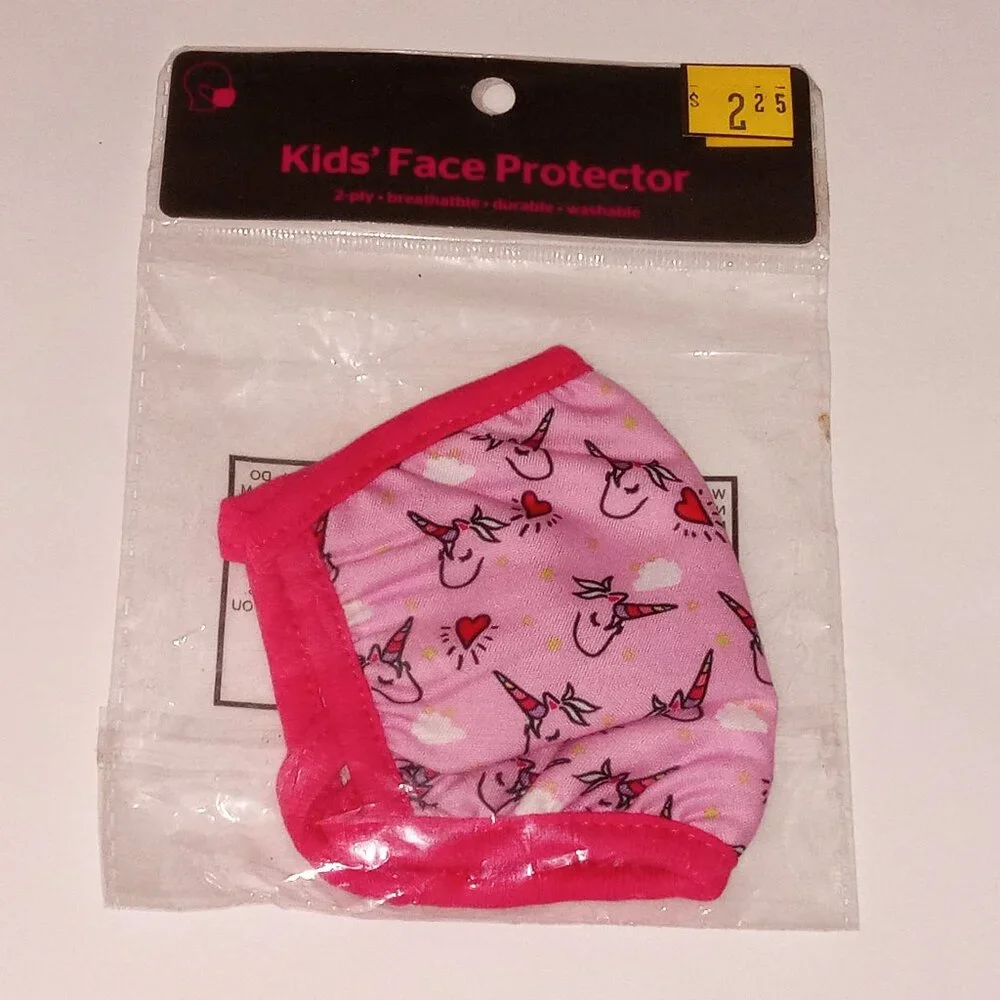 Kids Unicorn Face Mask